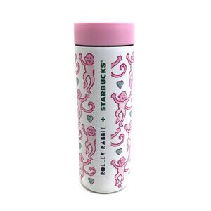 NEW Roller Rabbit + Starbucks Stainless Steel 16oz Hot/Cold Tumbler